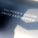 A stamp on a Specialized bike that reads "California Design, Swiss Engineered."